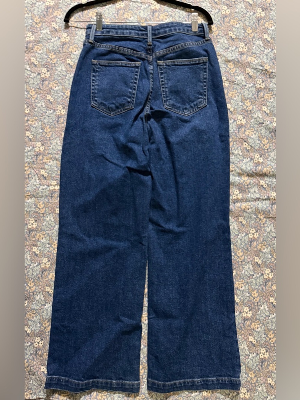 Just Black Dark Blue Wide Leg Jeans - Picture 2 of 3